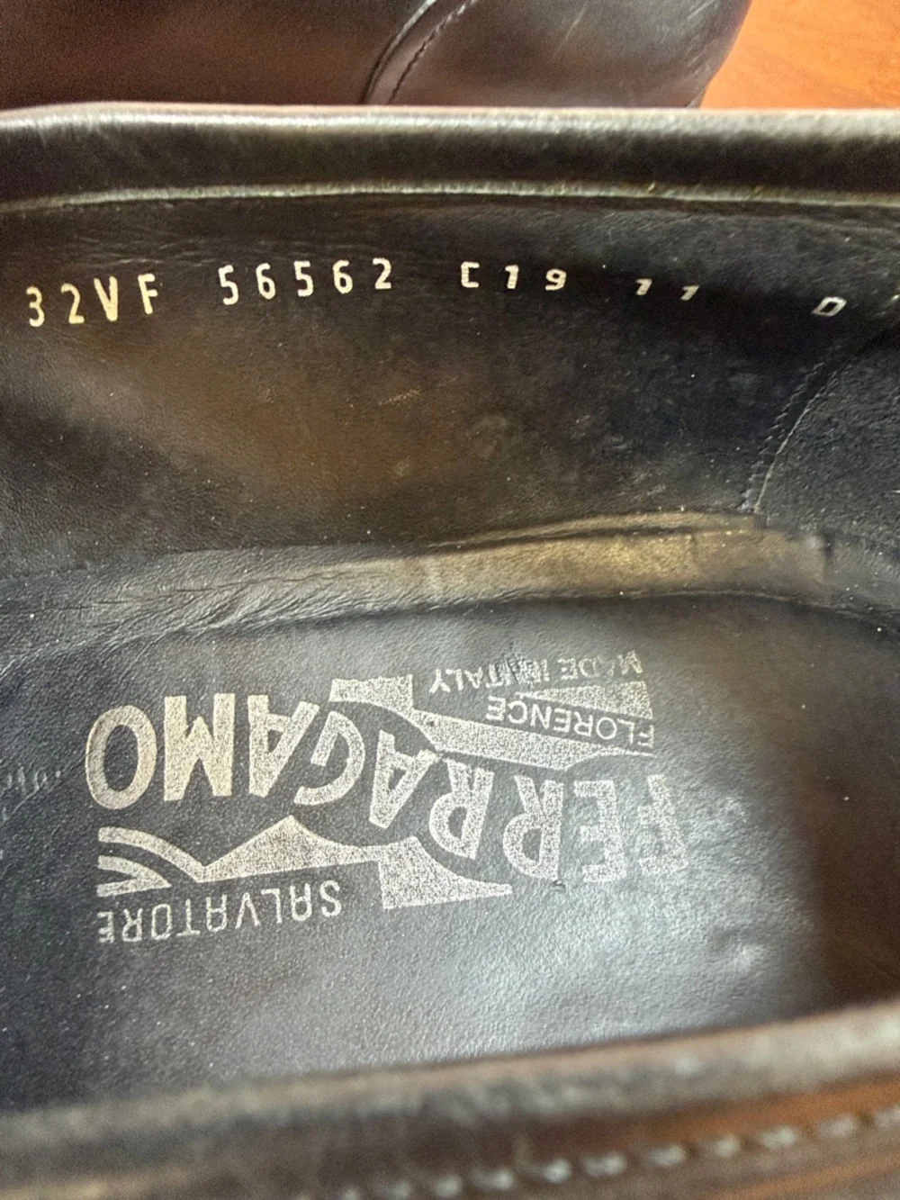 Salvatore Ferragamo‎ Black Leather Horsebit Slip-On Loafers